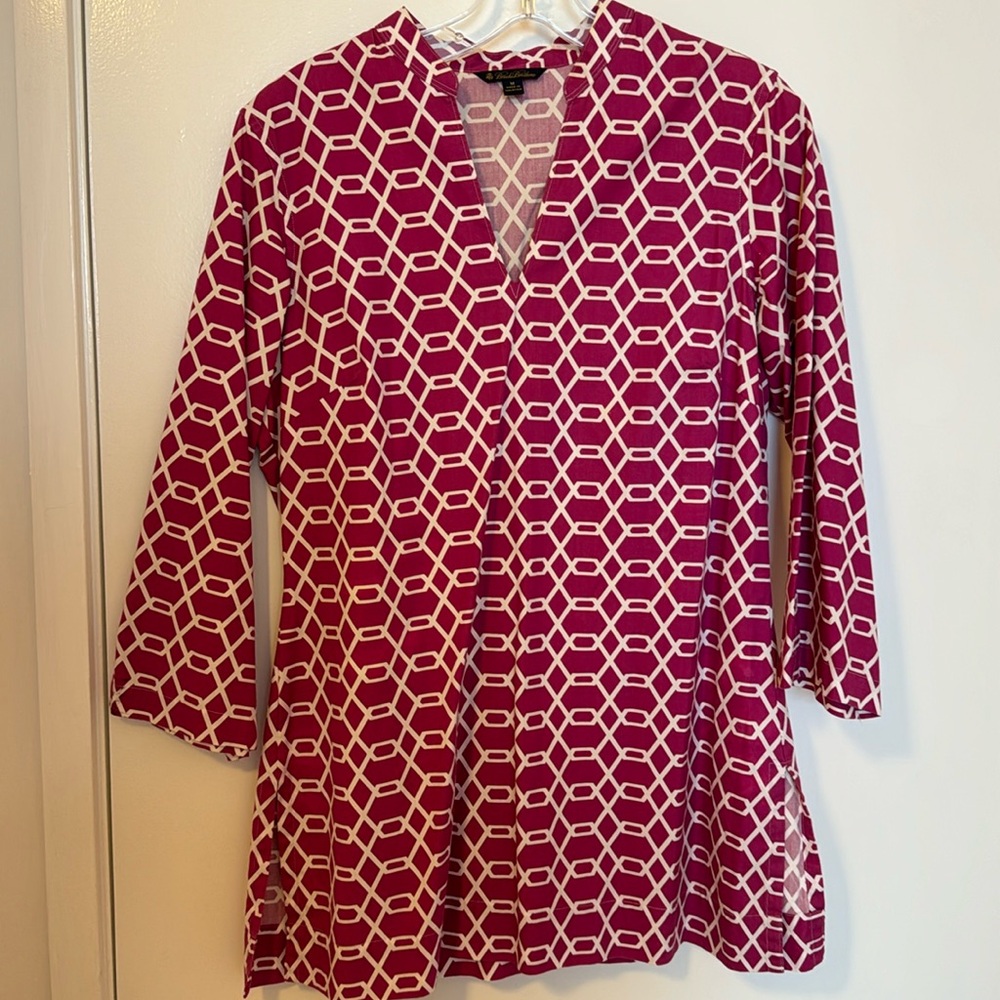 Brooks Bros Tunic v-neck shirt